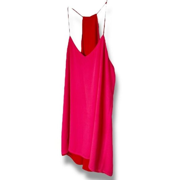 Express Reversible Barcelona Cami Top Red/Hot Pink Spaghetti Racerback Size XS - Picture 9 of 13